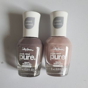 Sally Hansen good kind pure vegan nail polish bundle of 2 NWOT